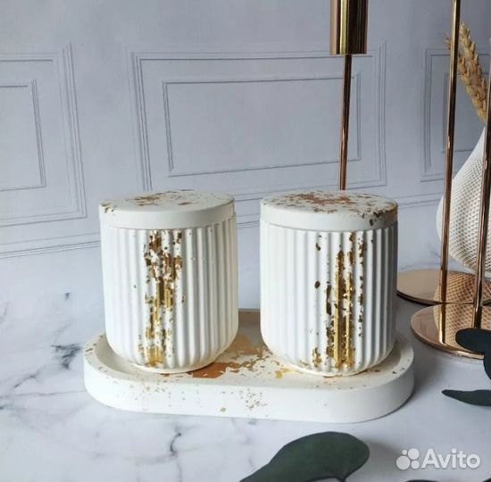 Набор из гипса декоративный