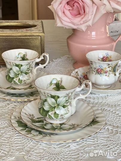 Кофейные тройки Royal Albert