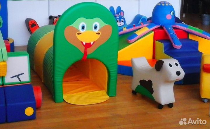 Мягкий игровой тоннель Змейка