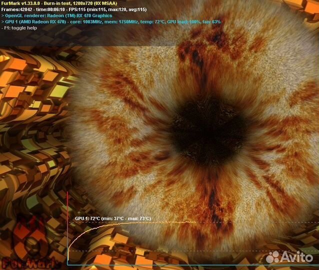 Видеокарта Radeon rx470 8gb