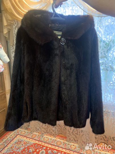 Молодёжная норковая короткая шубка