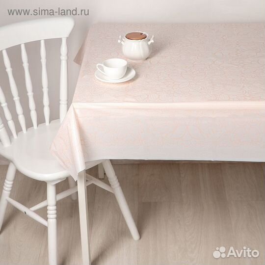 Скатерть без основы многоразовая «Ажур», 120180 см