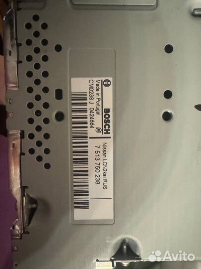 Магнитола штатная nissan qashqai