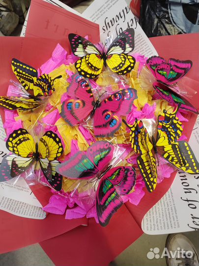 Букет из бабочек