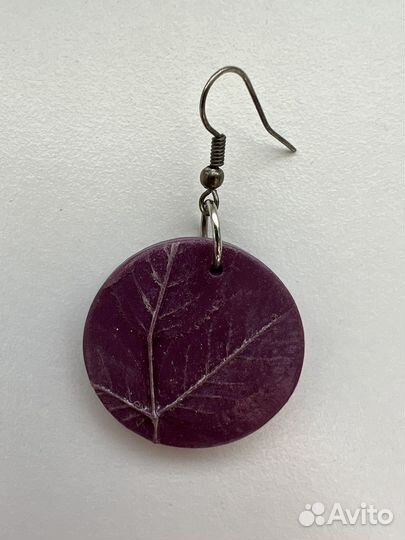 Серьги из полимерной глины