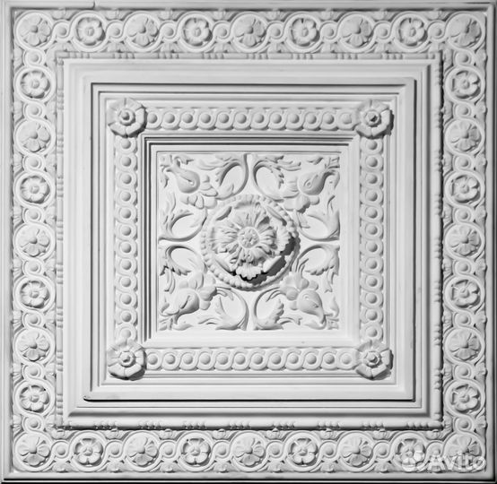 Панель -Кессоны из гипса