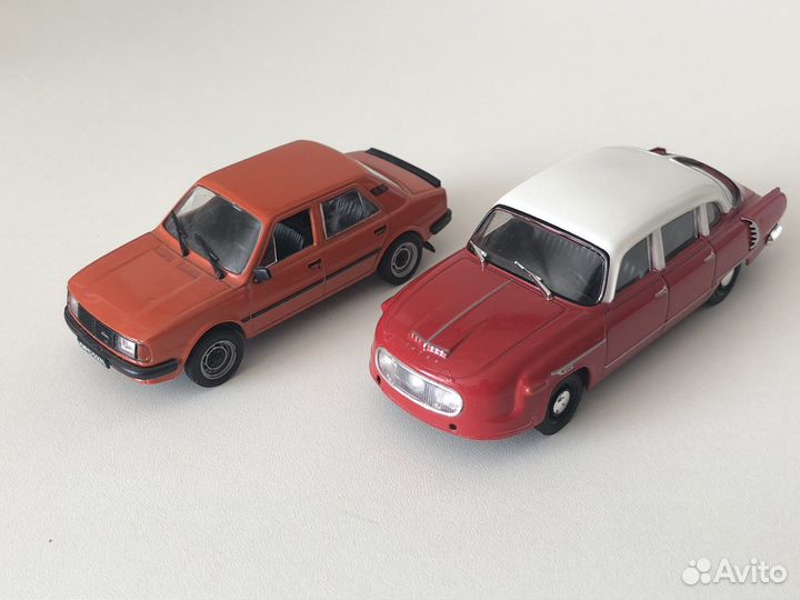 Коллекционные модели автомобилей 1/43, 10шт