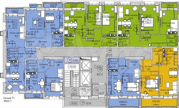 1-к. квартира, 35 м², 6/12 эт.