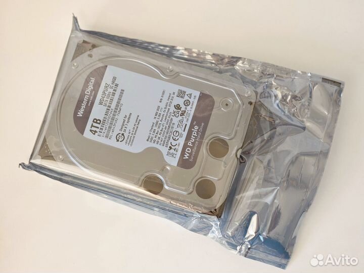 Новый жёсткий диск 4 Тб WD Purple WD43purz SATA
