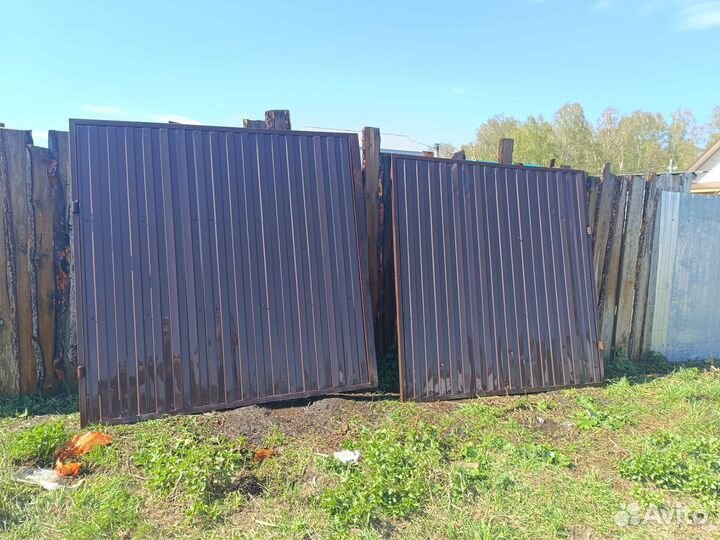 Ворота распашные бу