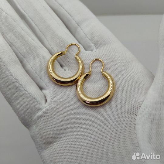 Ф21. Серьги, золото 583 (id 95589)