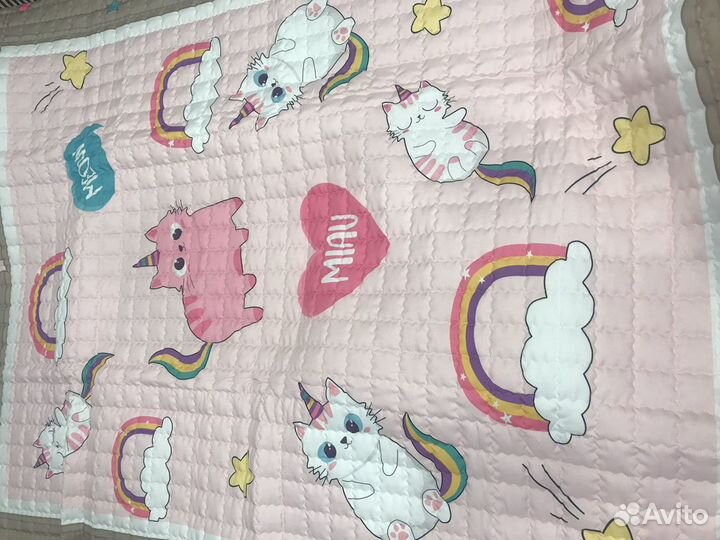 Стеганый детский коврик 2*1,5