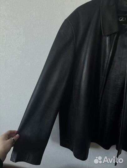 Винтажная кожаная куртка