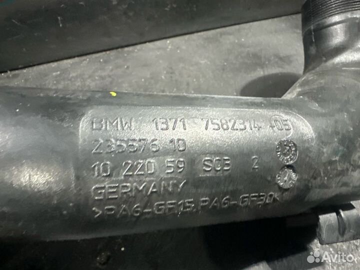 Патрубок интеркулера Bmw 5 F10 N55B30A 2012