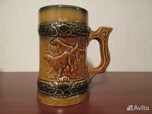 Кружка пивная керамическая