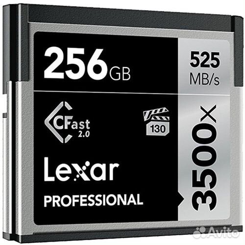 Карта памяти Lexar CFast 2.0 256Gb 3600x