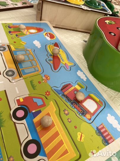 Деревянные развивающие игрушки