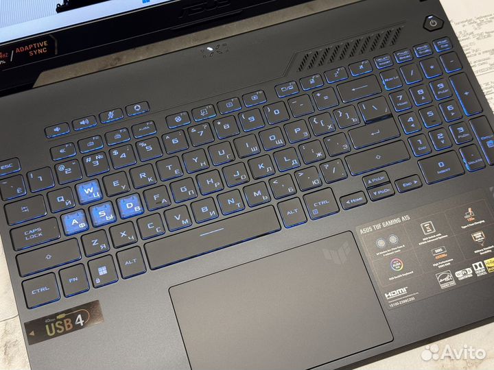 Новый Asus Tuf 144Hz RTX 4060/Ryzen 7535/DDR5/SSD