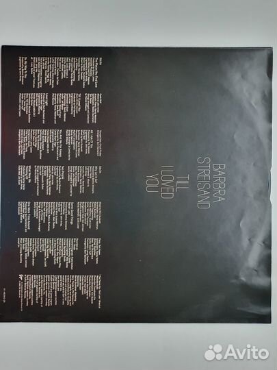 Barbra Streisand -Till I Loved You 1988 Винил LP