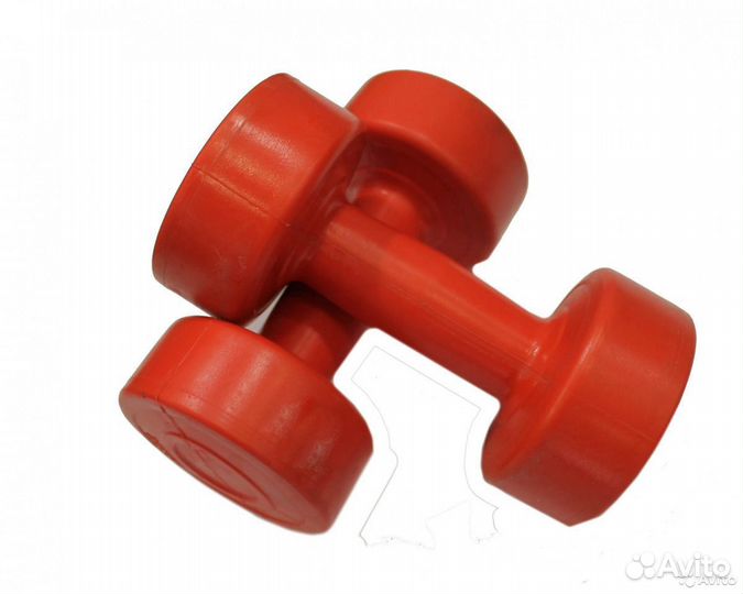 Гантель для фитнеса, гантель резиновая 1,5 кг