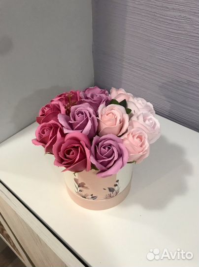 Букет из мыльных роз 13 шт