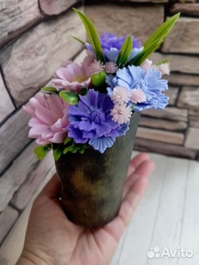 Букеты к дню учителя. Васильки