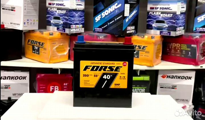 Аккумуляторы с витрины