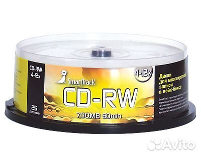 CD-RW SmartTrack 25 шт
