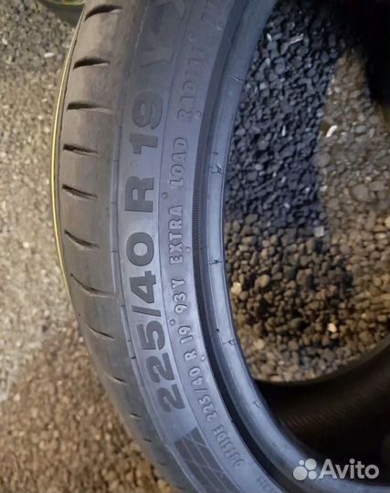 Continental ContiSportContact 5 225/40 R19 и 255/35 R19 96Y