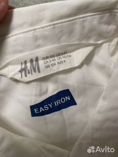 Нарядный комплект на мальчика 3-4 г h&m