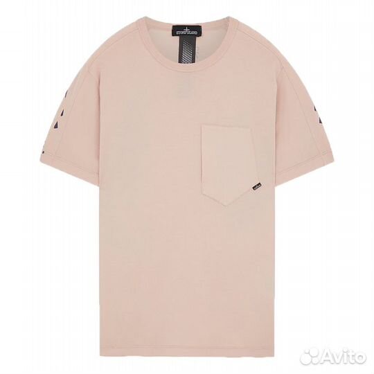 Футболка stone island shadow project 20610 rosa