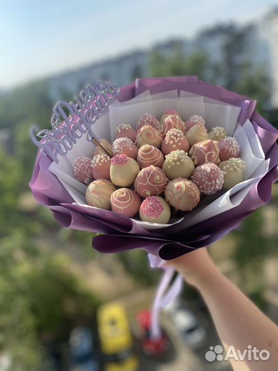 Клубника в шоколаде,букет из клубники