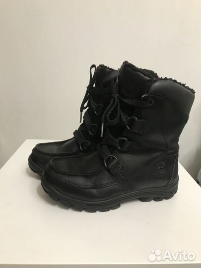 Зимние ботинки б/у Timberland для мальчика 34UB