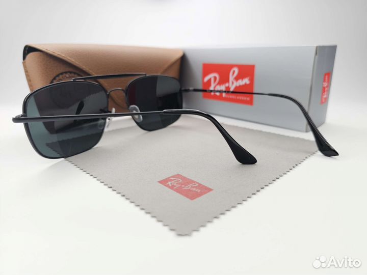 Очки Ray Ban 3560 Colonel 002/B1 Черные Стекло