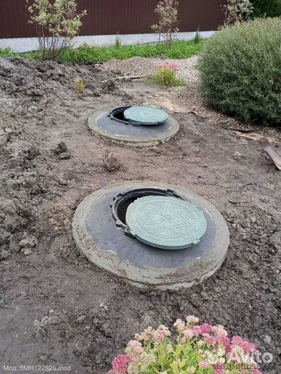 Септик из бетонных колец канализация