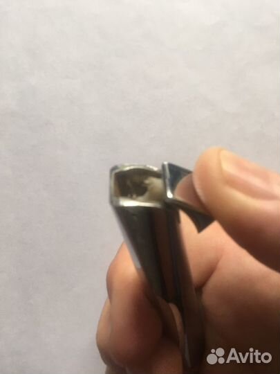 Зажигалка газовая стильная хром