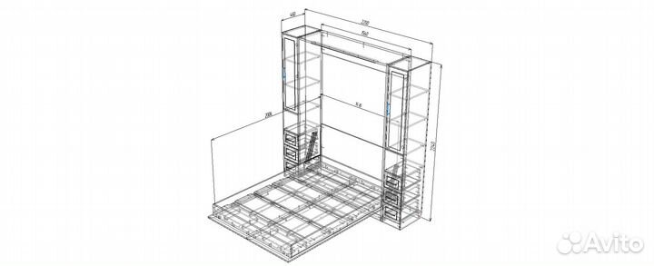 Шкаф кровать трансформер