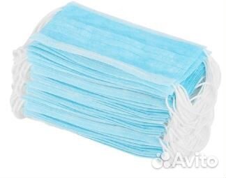 Маски медицинские одноразовые 50шт/уп