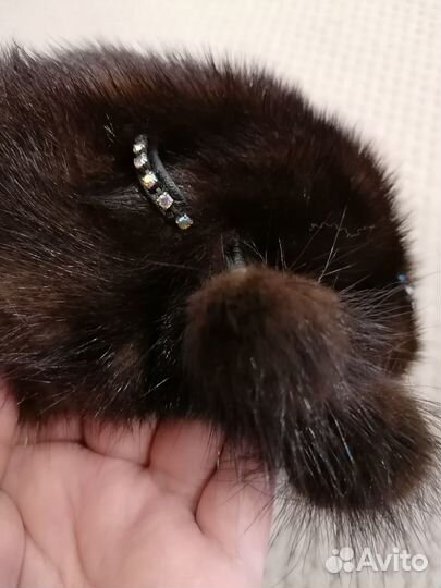 Берет норковый