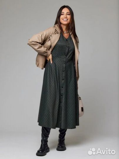 Трикотажное платье