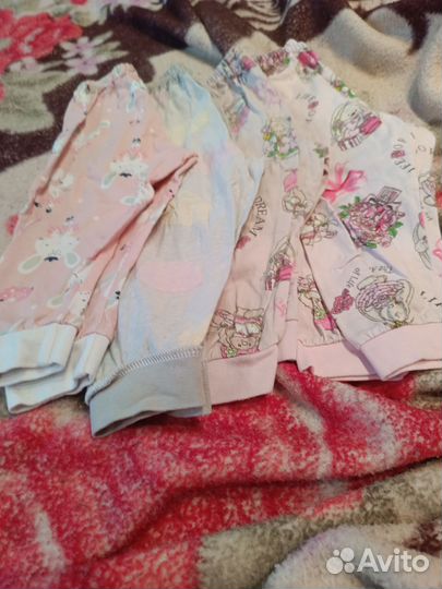 Детские вещи на девочку пакетом 74 80