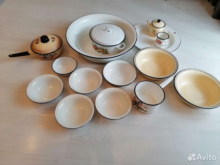 Эмалированная посуда СССР