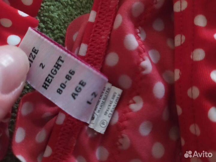 Детский купальник, шапочка для плавания