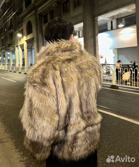 Шуба balenciaga faur fax type