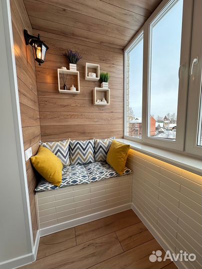 Отделка балконов стильно и современно