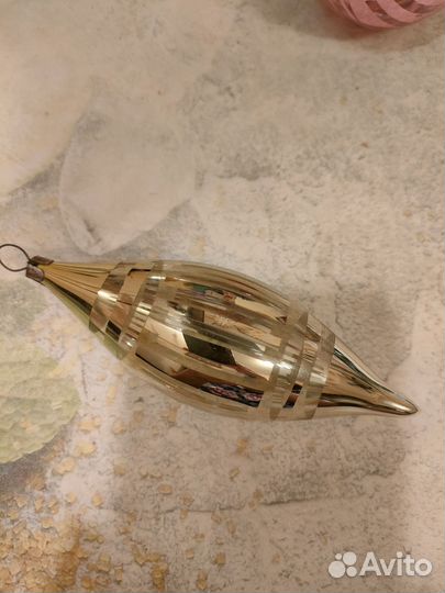 Ёлочные игрушки СССР Глинка