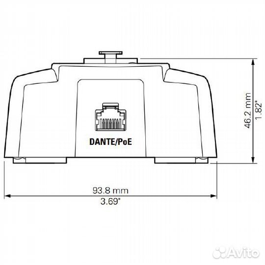 Настольная подставка с dante Audio Technica atnd86