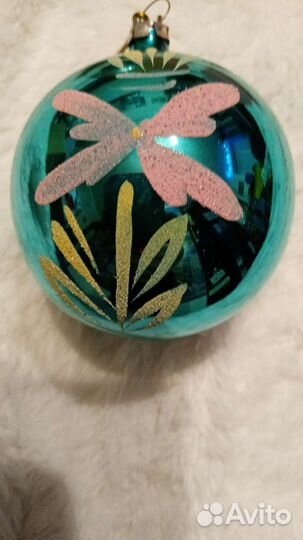Ёлочные игрушки стеклянные