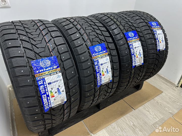 Tri Ace Snow White II Stud 285/35 R22 и 315/30 R22 107H