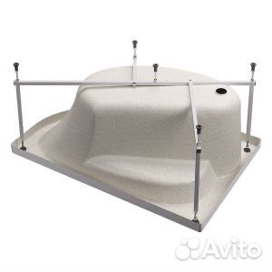 Ванна акриловая асимметричная Timo Iva 1610R